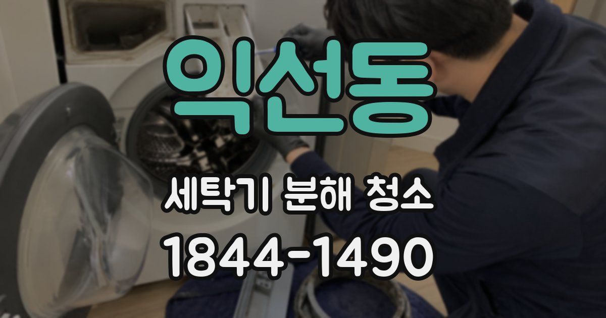 익선동 세탁기 분해 청소