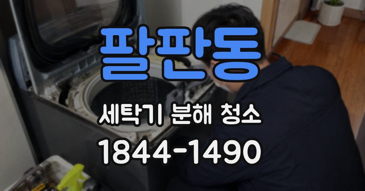 팔판동 세탁기 분해 청소