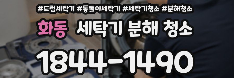 화동 세탁기 분해 청소