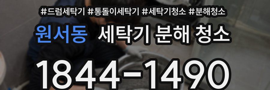 원서동 세탁기 분해 청소