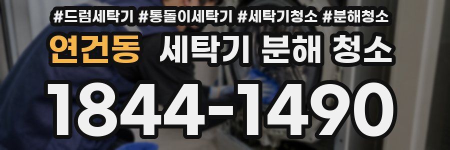 연건동 세탁기 분해 청소