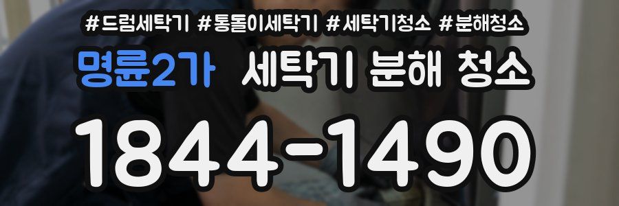 명륜2가 세탁기 분해 청소