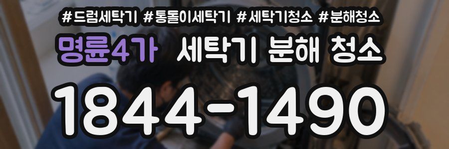 명륜4가 세탁기 분해 청소