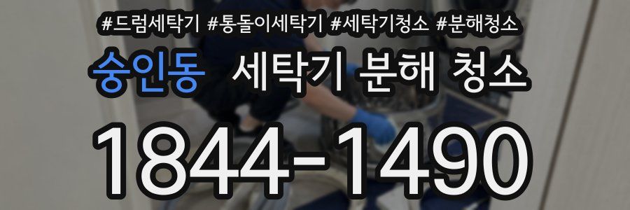 숭인동 세탁기 분해 청소