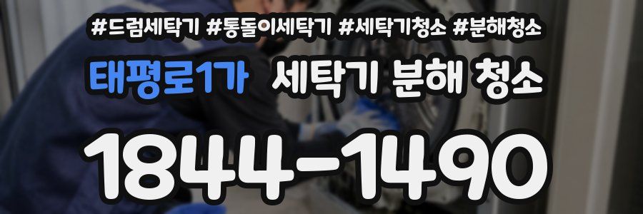 태평로1가 세탁기 분해 청소
