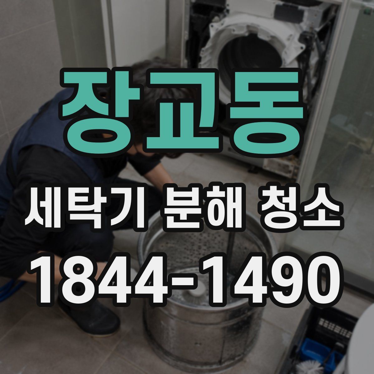 장교동 세탁기 분해 청소