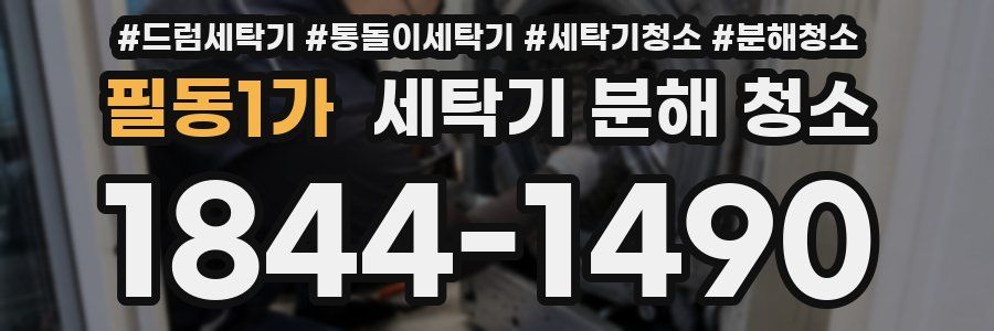 필동1가 세탁기 분해 청소