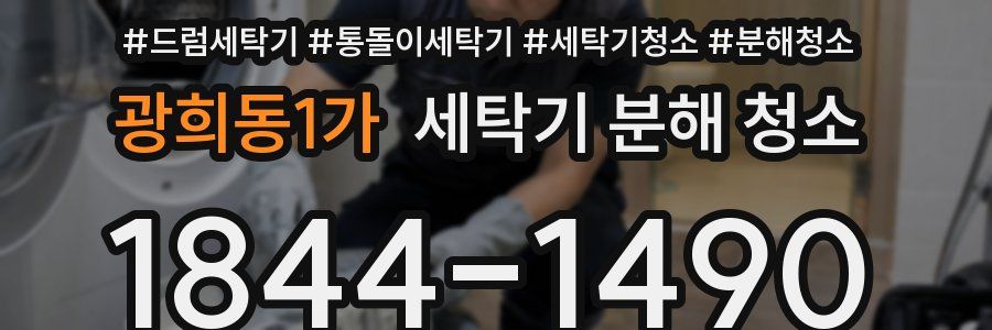 광희동1가 세탁기 분해 청소