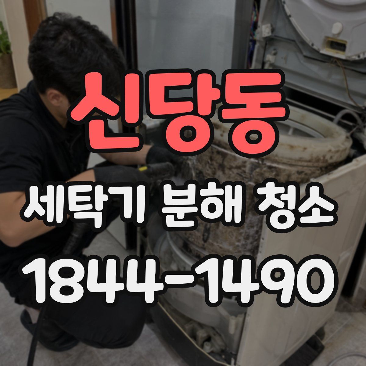 신당동 세탁기 분해 청소