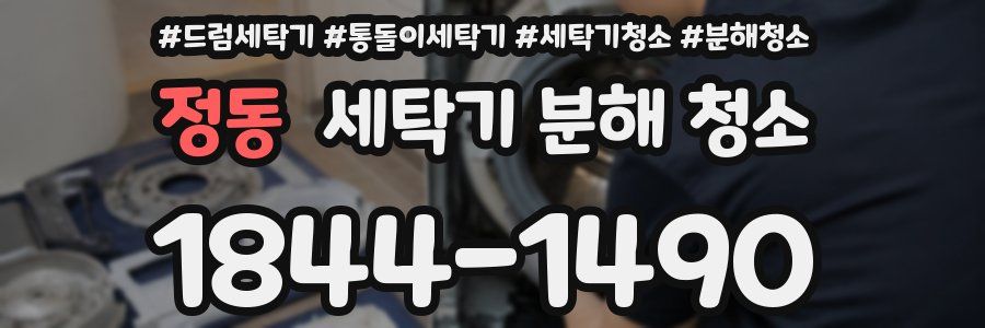 정동 세탁기 분해 청소