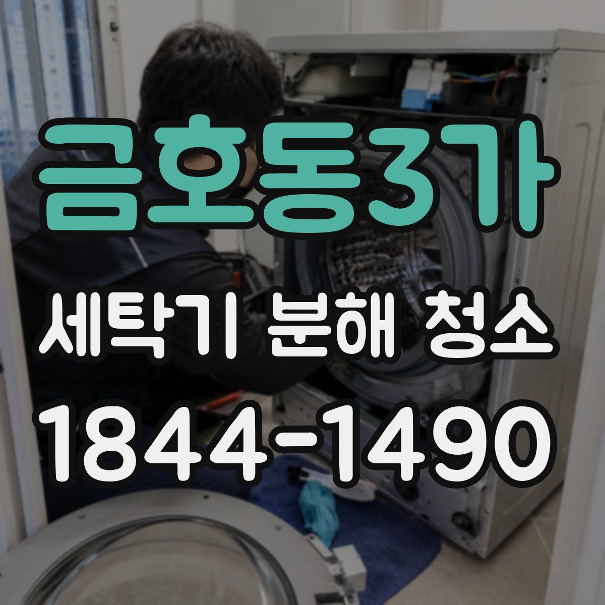 금호동3가 세탁기 분해 청소