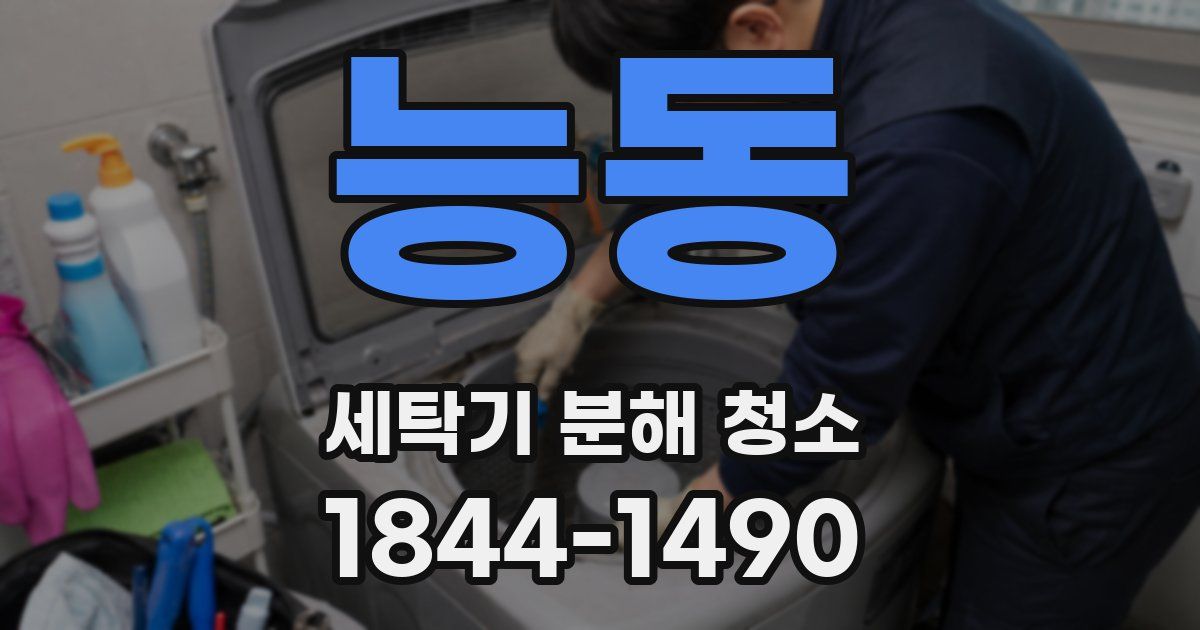 능동 세탁기 분해 청소