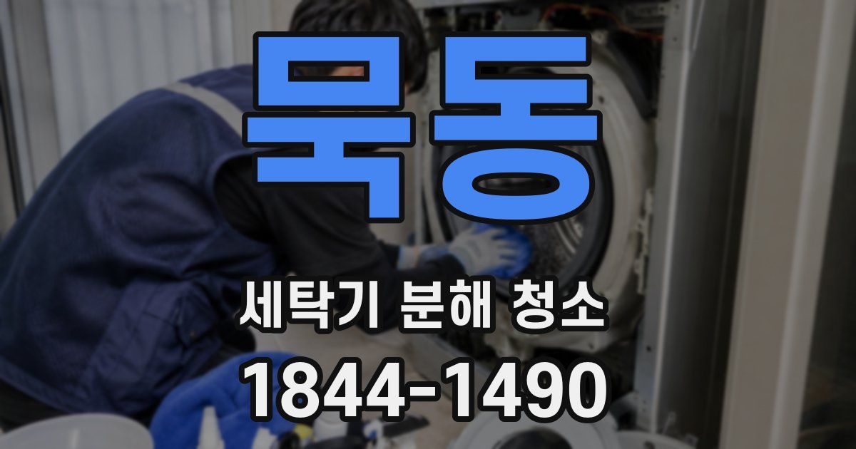 묵동 세탁기 분해 청소