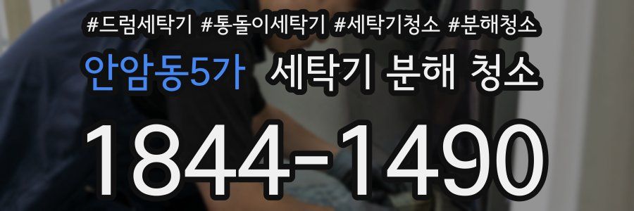 안암동5가 세탁기 분해 청소