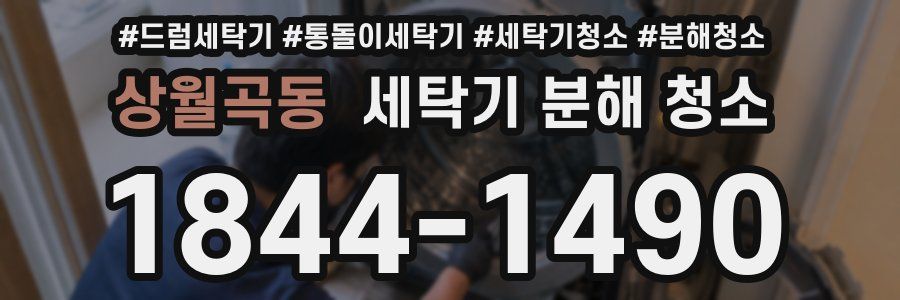 상월곡동 세탁기 분해 청소