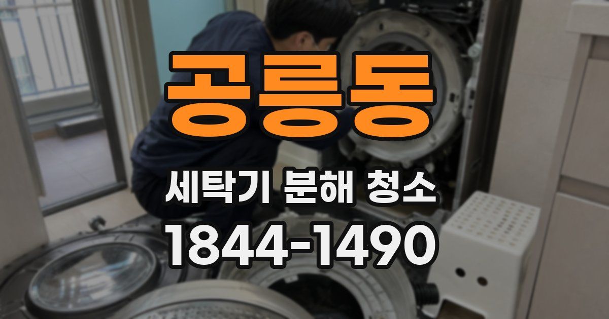 공릉동 세탁기 분해 청소