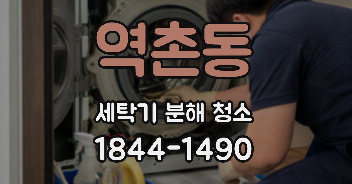 역촌동 세탁기 분해 청소