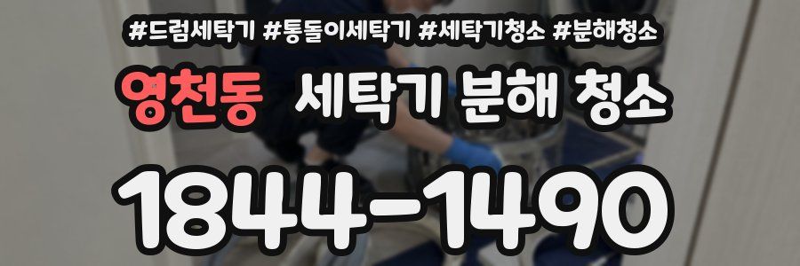 영천동 세탁기 분해 청소