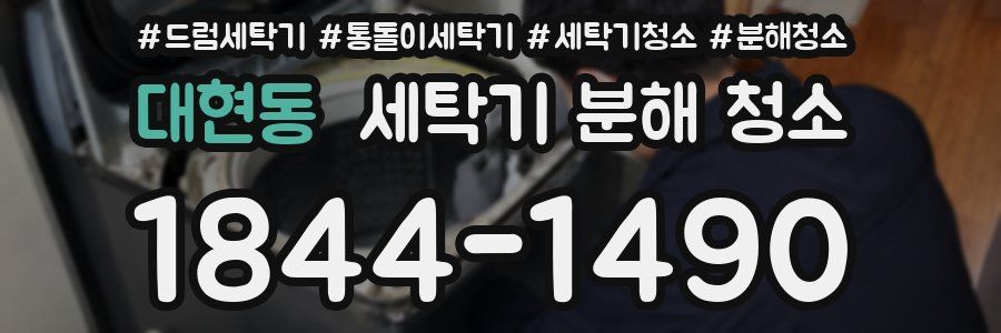 대현동 세탁기 분해 청소