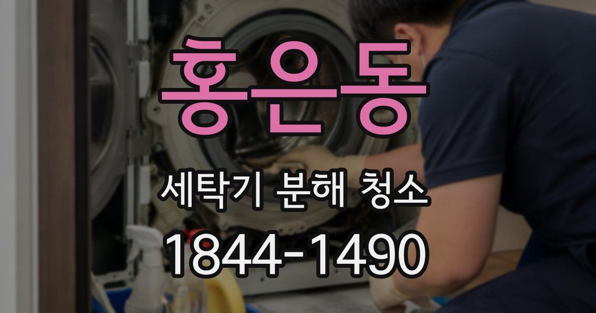 홍은동 세탁기 분해 청소