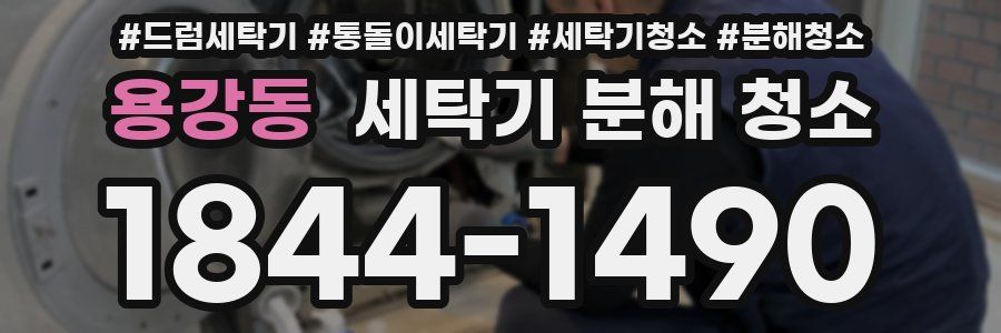 용강동 세탁기 분해 청소