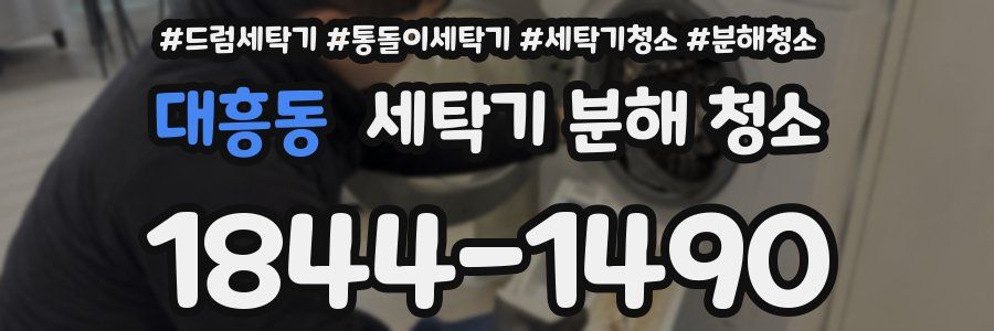 대흥동 세탁기 분해 청소