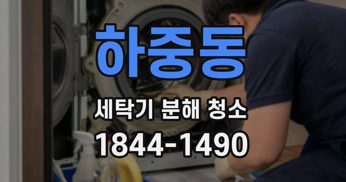 하중동 세탁기 분해 청소