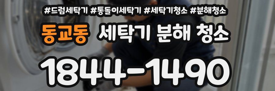 동교동 세탁기 분해 청소