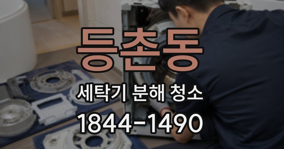 등촌동 세탁기 분해 청소