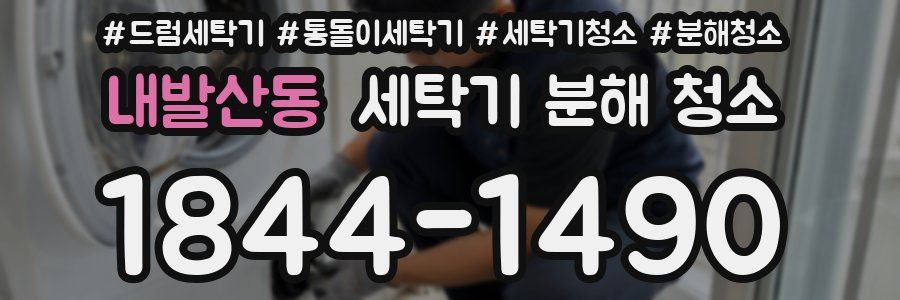 내발산동 세탁기 분해 청소
