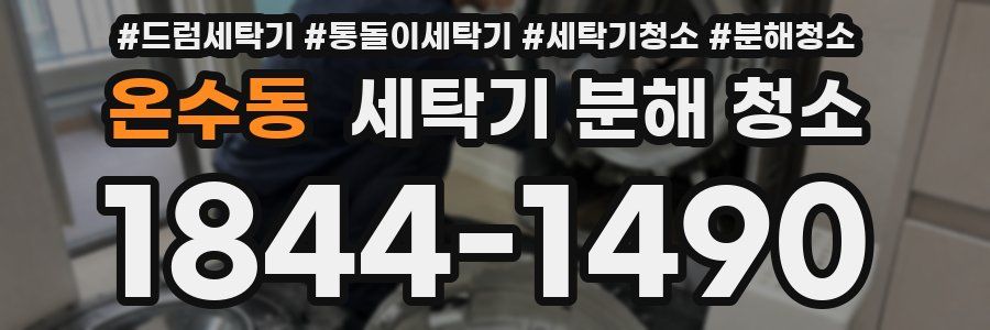 온수동 세탁기 분해 청소