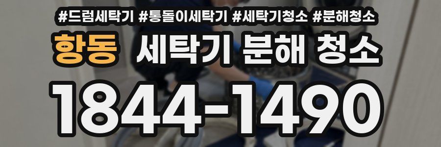 항동 세탁기 분해 청소