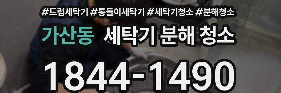 가산동 세탁기 분해 청소
