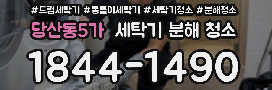 당산동5가 세탁기 분해 청소