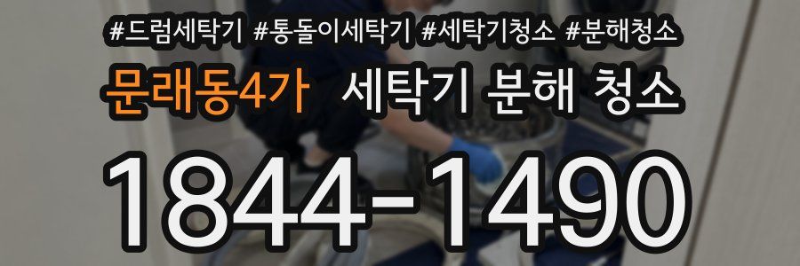 문래동4가 세탁기 분해 청소