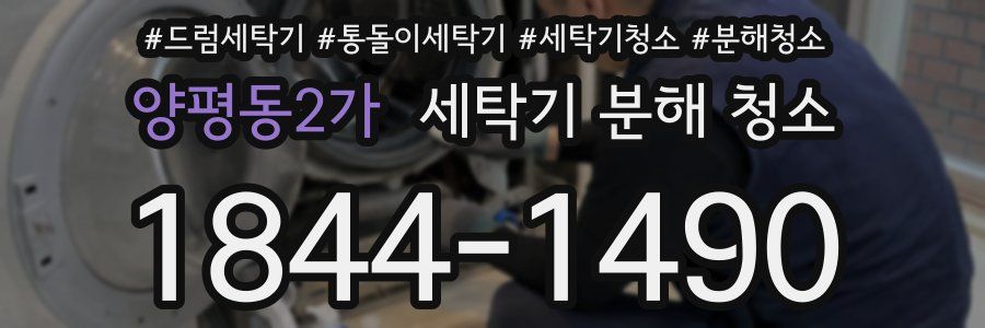 양평동2가 세탁기 분해 청소