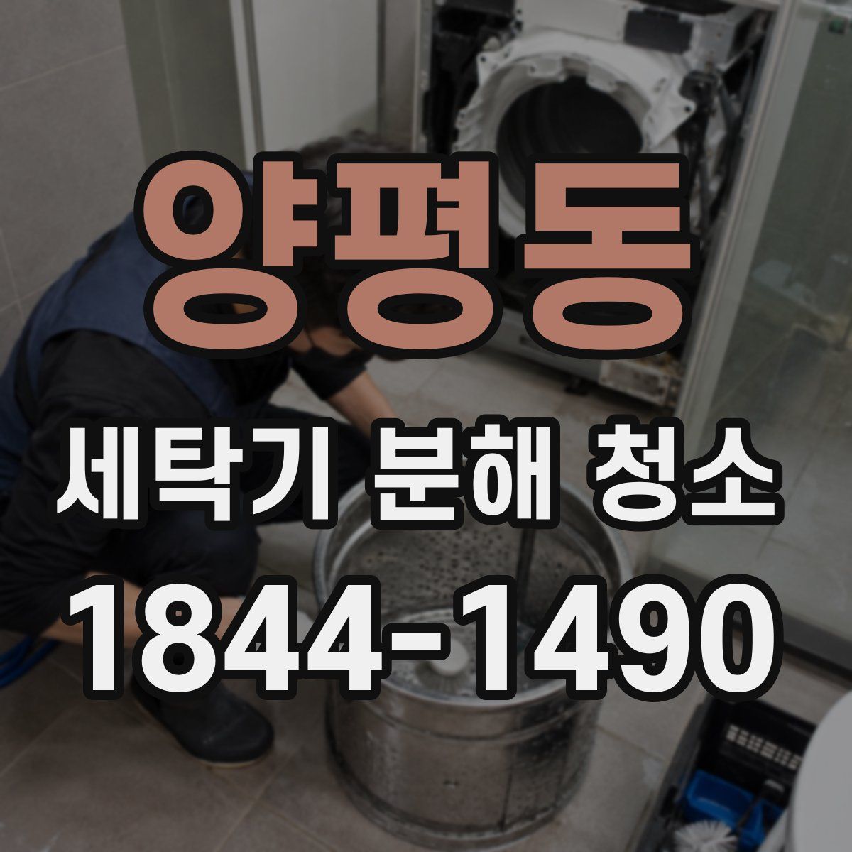 양평동 세탁기 분해 청소