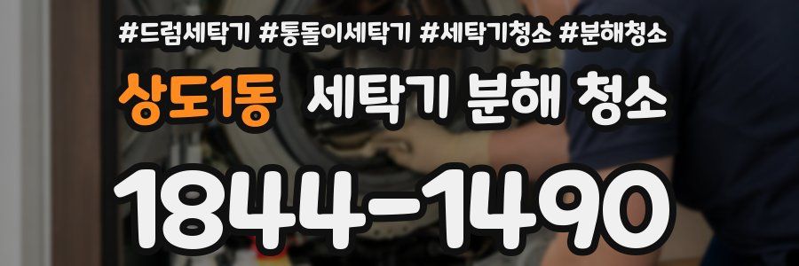 상도1동 세탁기 분해 청소
