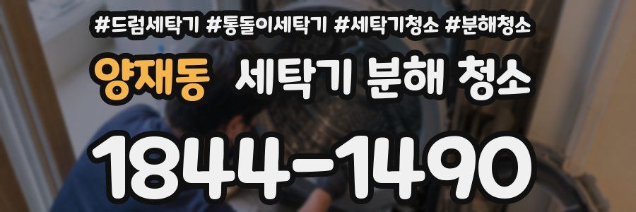 양재동 세탁기 분해 청소