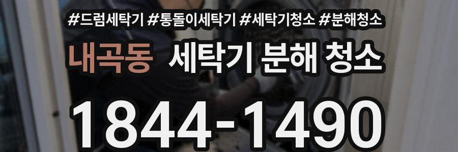 내곡동 세탁기 분해 청소