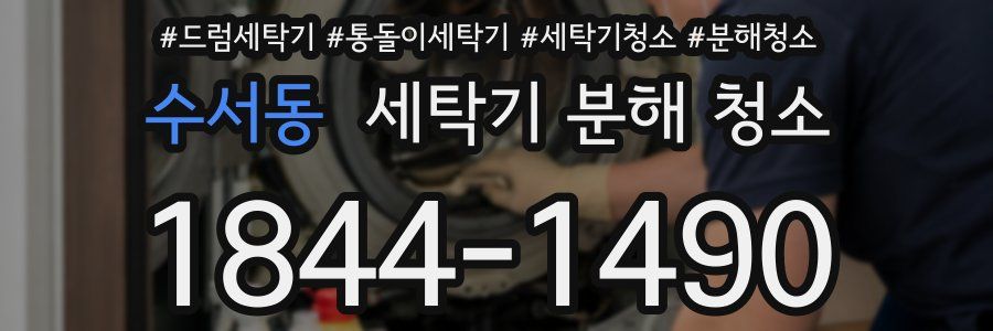 수서동 세탁기 분해 청소