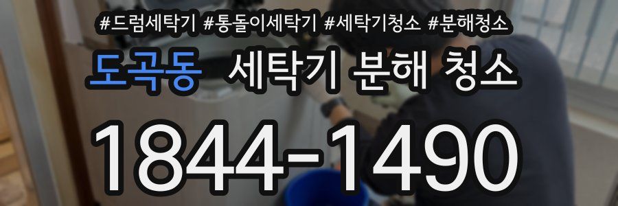 도곡동 세탁기 분해 청소