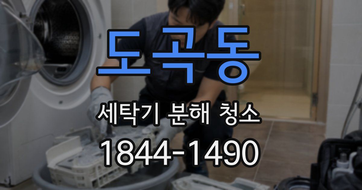 도곡동 세탁기 분해 청소