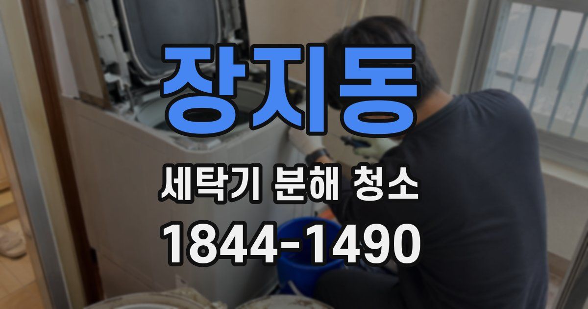 장지동 세탁기 분해 청소