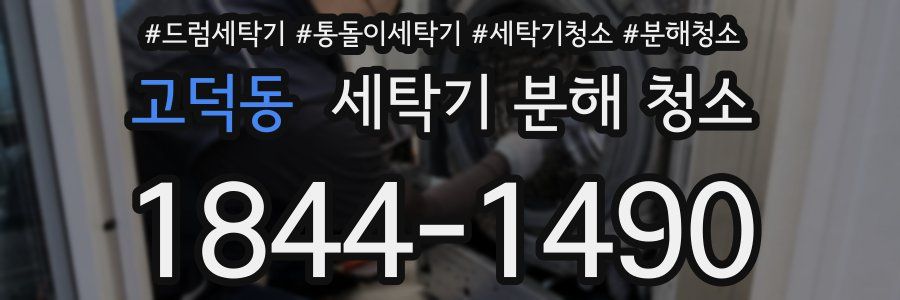 고덕동 세탁기 분해 청소
