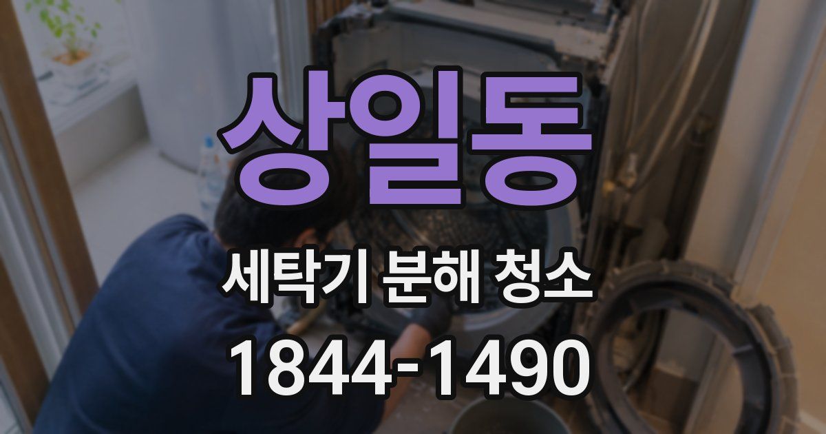 상일동 세탁기 분해 청소