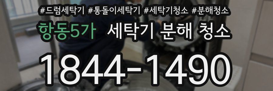 항동5가 세탁기 분해 청소