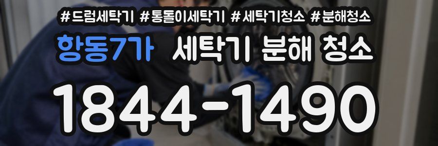 항동7가 세탁기 분해 청소