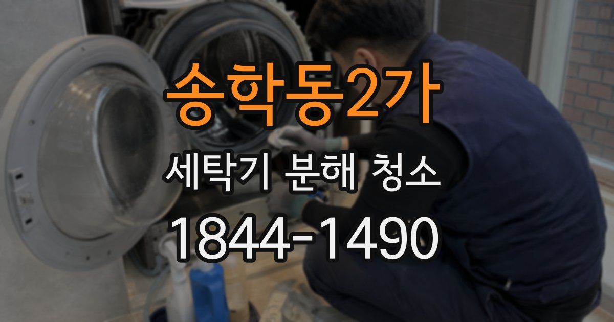 송학동2가 세탁기 분해 청소