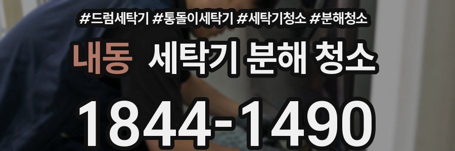 내동 세탁기 분해 청소
